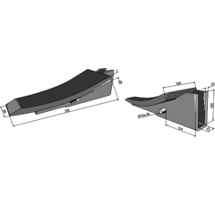 Soc pour décompacteur SAPHIR 583000074 adaptable - Blacksteel©