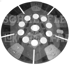 Disque d'embrayage Ø 310 mm pour tracteur CASE IH 3224428R93 adaptable