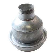 V-Kupplung PerrotV-Kupplung 159 mm mit Außengewinde 2 1/2