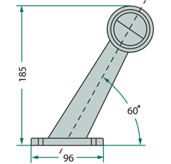 Feu de gabarit à LED 12/24 V adaptable