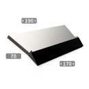 Mise à souder carbure pour rotobêche TOUTES MARQUES 190x170x70 mm adaptable