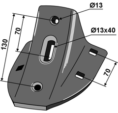 Amazone - 78400607 - Pied de soc pegasus - Blacksteel©