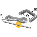 Kettenschloss Ø 8 mm für Düngerstreukette Nachbau  
