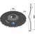 Disque crénelé Ø410x5 mm pour semoir VÄDERSTAD 159937 adaptable - Blacksteel©