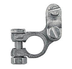 Cosse de batterie tracteur droite négative Ø 15,9 mm adaptable