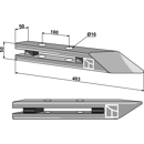 Bison-Scharspitze - Linke Ausführung - passend zu CW650.017200