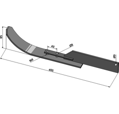 Schar für KVERNELAND RF30657XO – Nachbau
