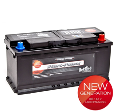 Batterie 12 V 110 AH 61042GUG Intact