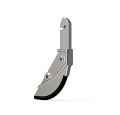 Sabot de semoir avec plaquettes carbure RIBOULEAU adaptable
