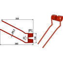 Dent droite de fenaison pour faneuse NIEMEYER 600062 adaptable - BlackSteel©