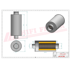 Filtre hydraulique adaptable HIFI FILTER SH62486