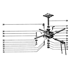 Fixation de dent complète pour andaineur FELLA 460304 adaptable