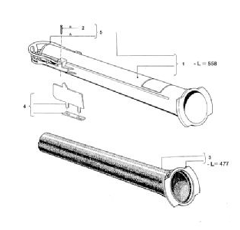 Tube de projection pour épandeur à engrais VICON VN17896041 origine