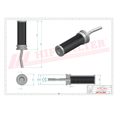 Filtre hydraulique adaptable HIFI FILTER SH59112