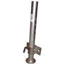 Bequille reglable Ø 42 mm avec support bride adaptable