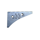 Nez de contre-sep Droit avec plaquettes carbure équerre et renfort acier PÖTTINGER 929101050 adaptable