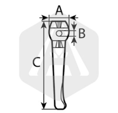 Dent droite forgée pour herse rotative 1169901120 adaptable