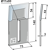 Rascador metálico 140 x 75 mm reforzado para rodillo packer KUHN 52560010 adaptable