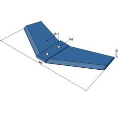 Flügelschar  585 mm Lemken Dolomit Nachbau 1015046