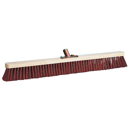 Balai pvc rouge mat 80 cm sans manche