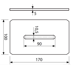 Abstreifer für Packerwalze 435801 Pöttinger Original