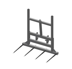 Pic bottes frontal Ø 45 mm pour type d'attelage JCB COMPACT adaptable