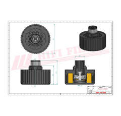 Filtre d'aération adaptable HIFI FILTER FS452