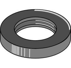 Bague à lèvre pour déchaumeur Ø 80 mm adaptable