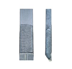 Pointe de décompacteur à souder plaquettes carbure et rechargement PERREIN adaptable