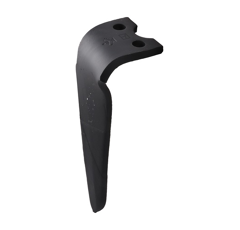 Dent droite DURAFACE pour herse rotative VIGOLO adaptable - Blacksteel©