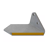 Aileron droit carbure pour déchaumeur HORSCH 34060856 adaptable
