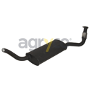 Pot d'echappement pour téléscopique JCB 331/51313 adaptable