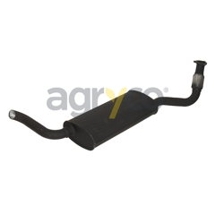 Pot d'echappement pour téléscopique JCB 331/51313 adaptable