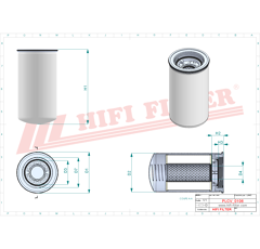 Filtre à gasoil adaptable HIFI FILTER SN40768