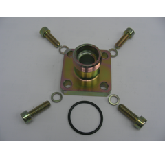 Gerader-Schraubflansch    AG 30x2Lochkreis 55mm, max. Betriebsdruck 250 barO-Ring 32x2.5  GF55CES20S