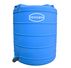Cuve à Eau Verticale - 13 000L - Pré-équipée en PE | RENSON