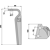 Dent gauche pour herse rotative FERABOLI 7U00032 adaptable - Blacksteel©