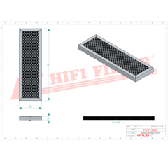 Filtre à air adaptable HIFI FILTER SC90443