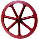 Roue packer Ø 700 mm 32° pour rouleau adaptable - BlackSteel©
