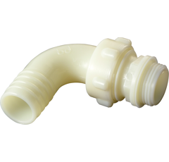 Union de 3 pièces coudée en plastique adaptable