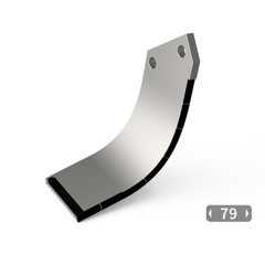 Lame de fraise hélicoïdale Gauche avec plaquettes carbure HOWARD 73000009949V adaptable