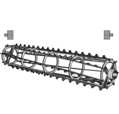 Krümlerwalze 1300 mm mit durchgehender Welle – Nachbau  
