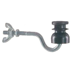 Schlitz-Isolatoren 25er Btl. M6 x 25mm schwarz