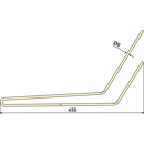 Dent de fenaison pour faneuse NIEMEYER 600004 adaptable - BlackSteel©