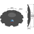 Disco cóncavo dienteado Ø 620 mm para rastrojador KÖCKERLING 912032 adaptable NIAUX
