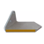 Aileron gauche carbure pour déchaumeur HORSCH 34060857 adaptable