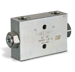 Rückschlagventil, doppelwirkend, 4x 3/4" IG   VBPDE34A