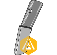 Messerschar 44 mm Nachbau