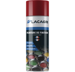 Peinture de finition Rouge pourpre AGRAM aérosol 400ml| LACAGRI