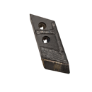 Pointe plate Droite carbure et rechargement pour charrue AMAZONE VNPK8.011.01A adaptable